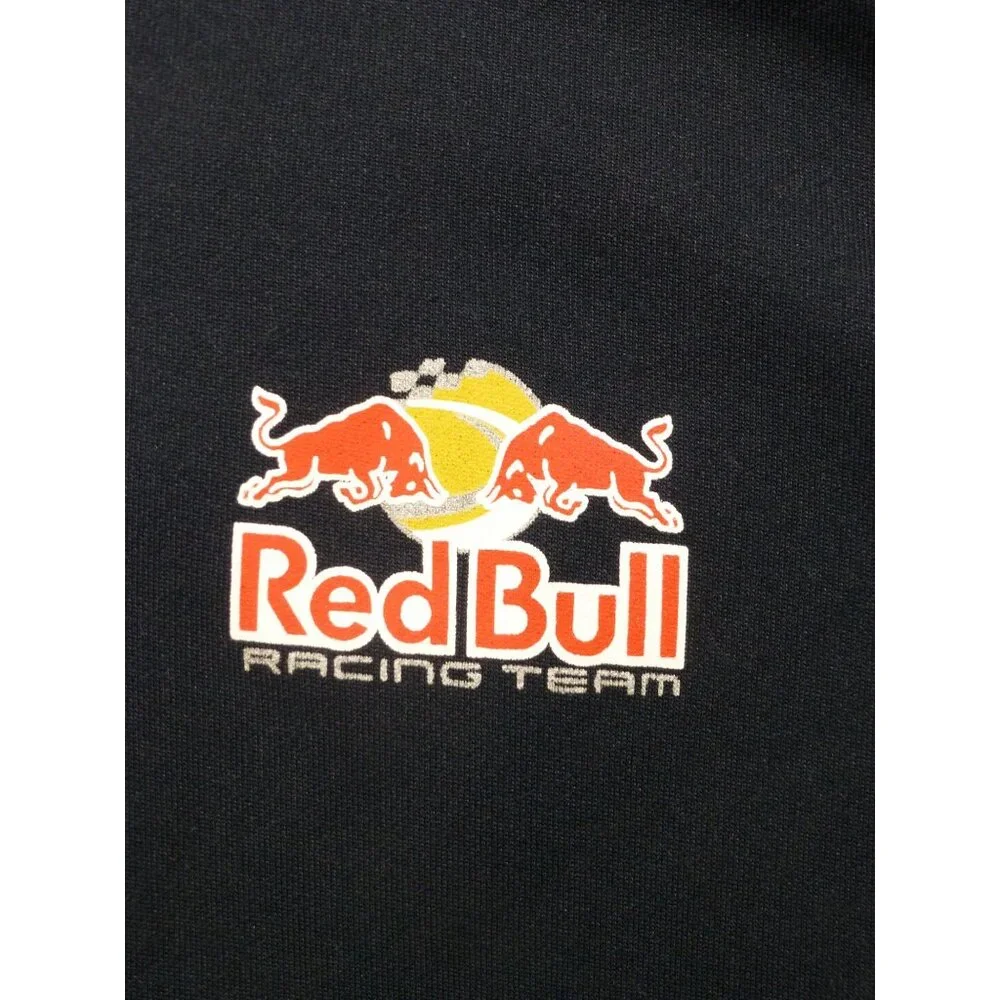Red Bull Racing Team Jacket Black Puma Formula 1 F1 Full Zip Track‎ Coat Med